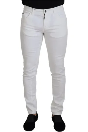 Dolce & Gabbana Heren, Jeans, Wit, Maat: S Denim