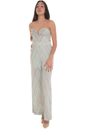 Liu Jo Dames, Jumpsuits & Playsuits, Groen, Maat: S Polyamide