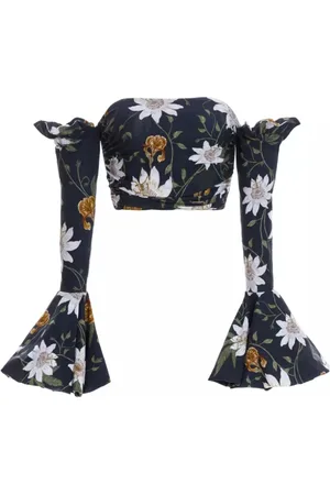 Agua by Agua Bendita Dames, Blouses & Shirts, Blauw, Maat: S
