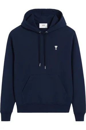 Ami Heren, Sweatshirts & Hoodies, Blauw, Maat: S