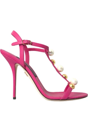 Dolce & Gabbana Dames, Schoenen, Roze, Maat: 39 EU Leer