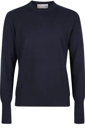BALLANTYNE Heren, Truien, Blauw, Maat: XL