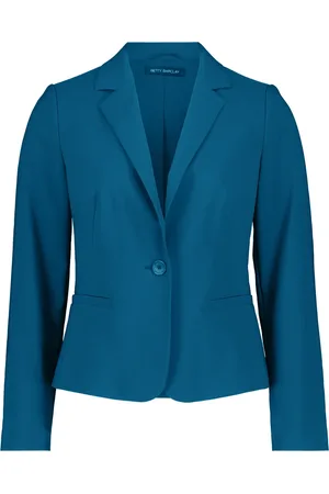 Betty Barclay Dames, Jassen, Blauw, Maat: 2XL Leer