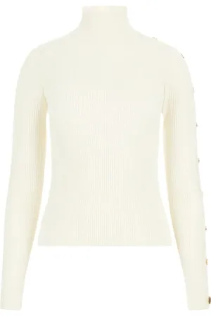 Guess Dames, Truien, Wit, Maat: M