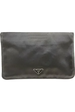 Prada Dames, Pre-owned, Zwart, Maat: ONE Size Satijn