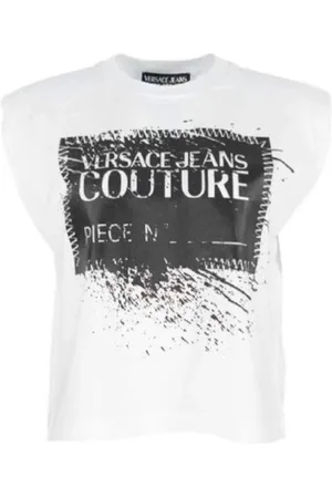 VERSACE Dames, Tops, Wit, Maat: XS Katoen