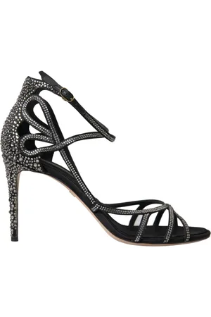 Dolce & Gabbana Dames, Schoenen, Grijs, Maat: 40 1/2 EU Zijde