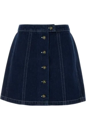 A.P.C. Dames, Rokken, Blauw, Maat: S Denim