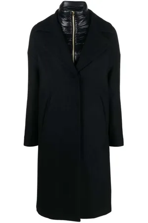 HERNO Dames, Mantels, Zwart, Maat: XL Wol