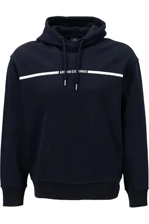 Armani Exchange Heren, Sweatshirts & Hoodies, Blauw, Maat: XL Katoen
