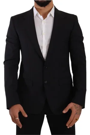 Dolce & Gabbana Heren, Pakken, Zwart, Maat: M Wol