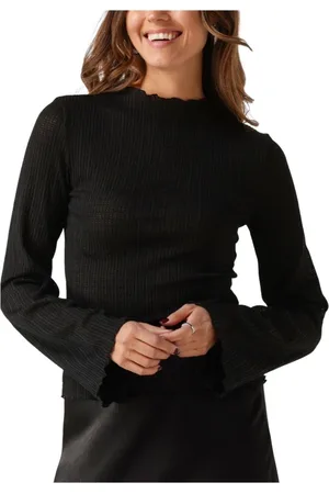 Modstrom Dames, Tops, Zwart, Maat: XS