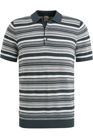 Cast Iron Heren, Tops, Blauw, Maat: XL Katoen