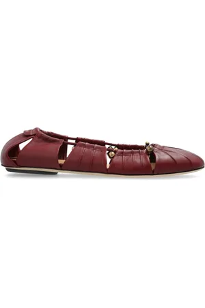 Chloé Dames, Schoenen, Rood, Maat: 35 EU Leer