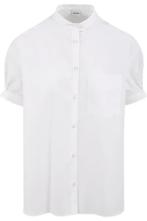 Aspesi Dames, Blouses & Shirts, Wit, Maat: 2XS Katoen