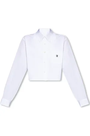 Givenchy Dames, Blouses & Shirts, Wit, Maat: S Katoen