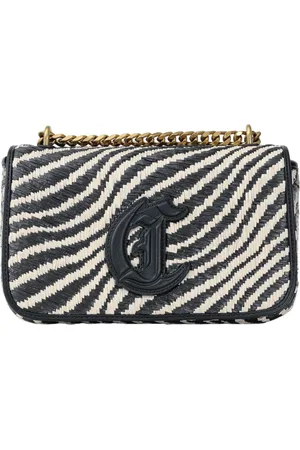 Roberto Cavalli Dames, Tassen, Zwart, Maat: ONE Size Leer