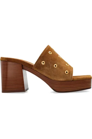 Gianvito Rossi Dames, Schoenen, Bruin, Maat: 39 EU Suède