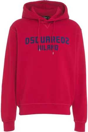 Dsquared2 Heren, Sweatshirts & Hoodies, Rood, Maat: XL