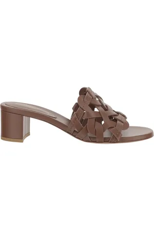 Gianvito Rossi Dames, Schoenen, Bruin, Maat: 38 EU Leer