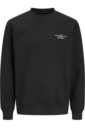 JACK & JONES Heren, Sweatshirts & Hoodies, Zwart, Maat: M