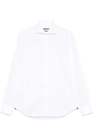 corneliani Heren, Overhemden, Wit, Maat: M Katoen