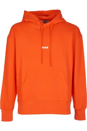 Msgm Heren, Sweatshirts & Hoodies, Rood, Maat: M Katoen