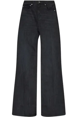 Ami Dames, Jeans, Zwart, Maat: W27 Katoen