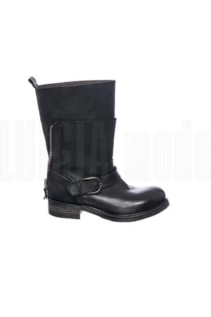 Moma Dames, Schoenen, Zwart, Maat: 36 EU Leer