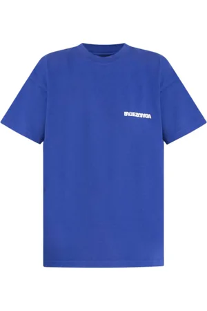 Balenciaga Heren, Tops, Blauw, Maat: S Katoen