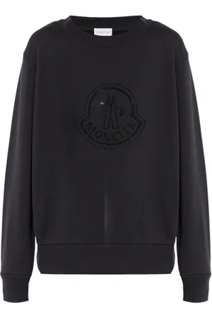 Moncler Dames, Sweatshirts & Hoodies, Zwart, Maat: S Katoen