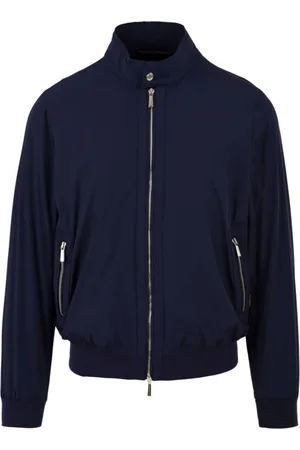 MOORER Heren, Jassen, Blauw, Maat: 2XL