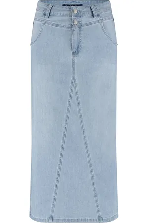 Red Button Dames, Rokken, Blauw, Maat: S Katoen