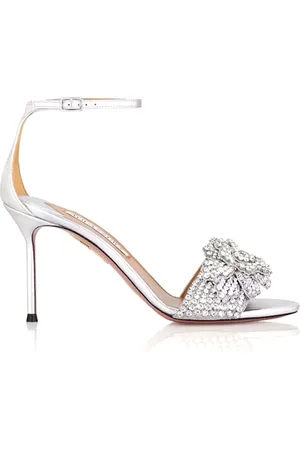 Aquazzura Dames, Schoenen, Grijs, Maat: 40 EU