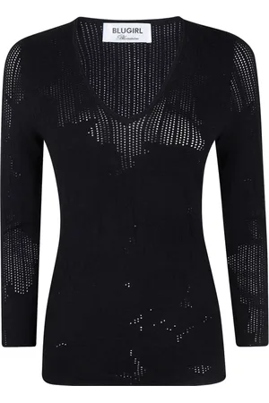 Blugirl Dames, Truien, Zwart, Maat: XS