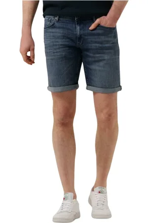 Pure Path Heren, Korte broeken, Blauw, Maat: W28 Denim
