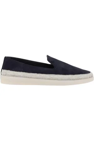 Prada Heren, Schoenen, Blauw, Maat: 40 1/2 EU Suède