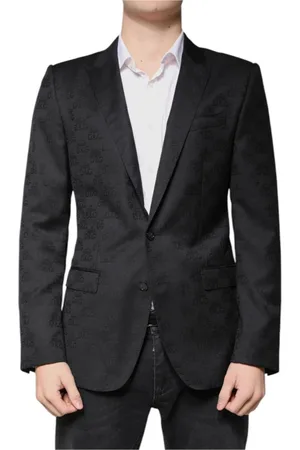 Dolce & Gabbana Heren, Pakken, Zwart, Maat: M Wol