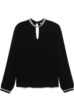 Twin-Set Dames, Blouses & Shirts, Zwart, Maat: 2XS