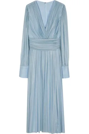 RHEA COSTA Dames, Jurken, Blauw, Maat: L Zijde