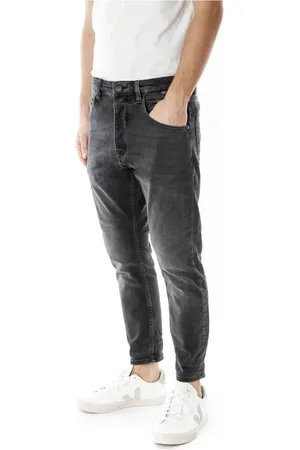 Gabba Heren, Jeans, Grijs, Maat: W34