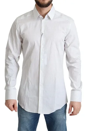 Dolce & Gabbana Heren, Overhemden, Wit, Maat: 3XL Katoen