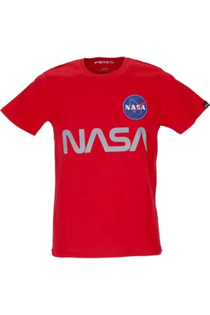 Alpha Industries Heren, Tops, Rood, Maat: XL Katoen
