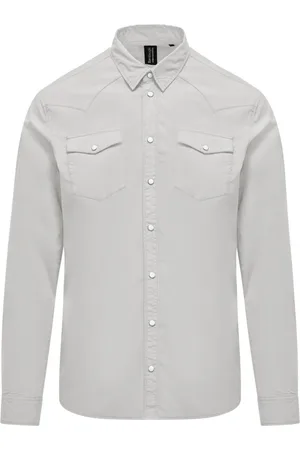 Bomboogie Heren, Overhemden, Wit, Maat: 2XL Katoen