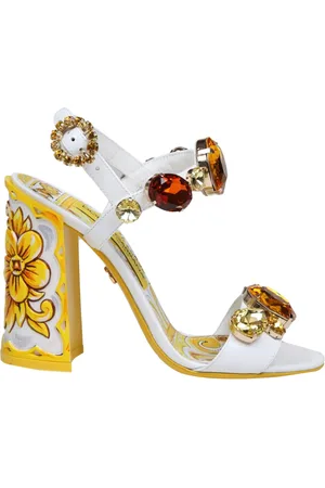 Dolce & Gabbana Dames, Schoenen, Wit, Maat: 37 EU Leer