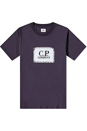 C.P. Company Heren, Tops, Blauw, Maat: XS Katoen