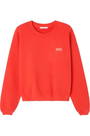 American Vintage Dames, Sweatshirts & Hoodies, Rood, Maat: M