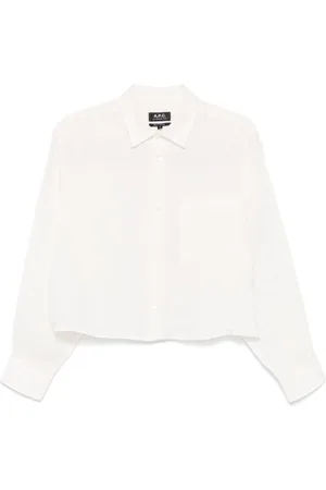 A.P.C. Dames, Blouses & Shirts, Wit, Maat: 2XS