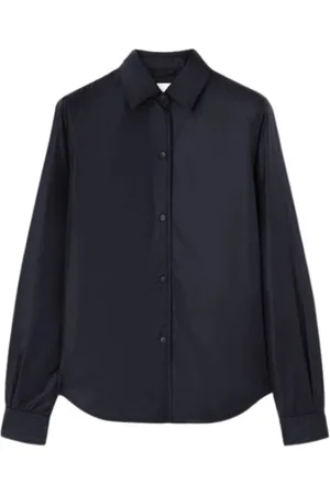 Aspesi Dames, Blouses & Shirts, Zwart, Maat: S Nylon