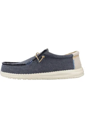 Hey dude Heren, Schoenen, Blauw, Maat: 44 EU Jute